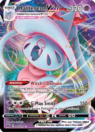 Hatterene VMAX (066/159) [SWSH Crown Zenith] Holofoil - Ultra Rare