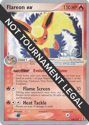 Flareon ex - 2006 (Jimmy Ballard) (108) [World Championship Decks] - Ultra Rare
