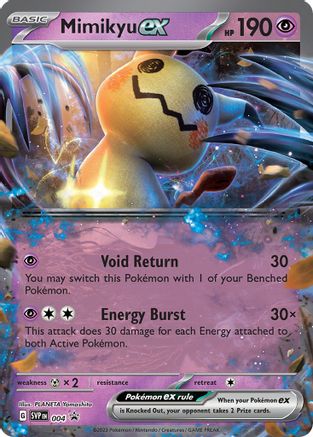 Mimikyu ex (004) [SV Scarlet & Violet Promo Cards] Holofoil - Promo