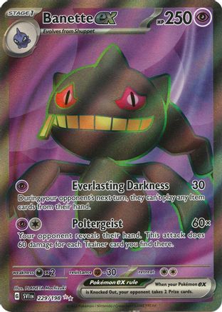 Banette ex (229/198) [SV01 Scarlet & Violet Base Set] Holofoil - Ultra Rare