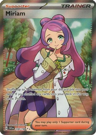 Miriam (238/198) [SV01 Scarlet & Violet Base Set] Holofoil - Ultra Rare