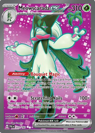 Meowscarada ex (231/193) [SV02 Paldea Evolved] Holofoil - Ultra Rare
