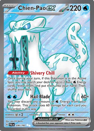 Chien-Pao ex (236/193) [SV02 Paldea Evolved] Holofoil - Ultra Rare