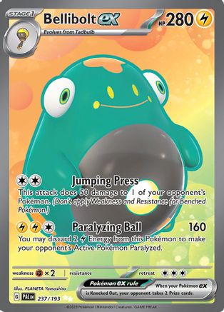 Bellibolt ex (237/193) [SV02 Paldea Evolved] Holofoil - Ultra Rare