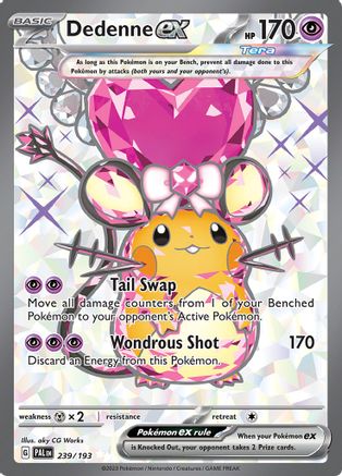 Dedenne ex (239/193) [SV02 Paldea Evolved] Holofoil - Ultra Rare