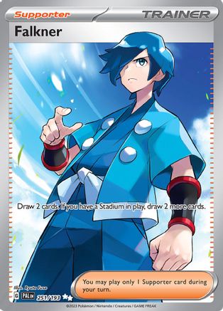 Falkner (251/193) [SV02 Paldea Evolved] Holofoil - Ultra Rare