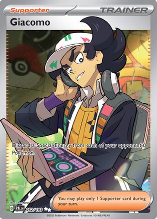 Giacomo (252/193) [SV02 Paldea Evolved] Holofoil - Ultra Rare
