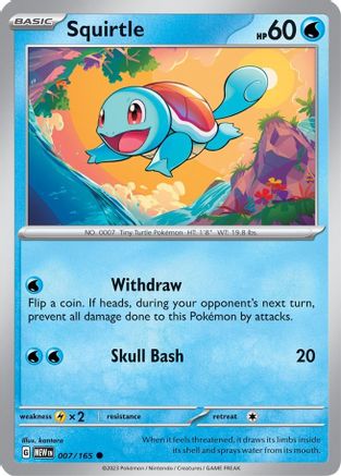 Squirtle (007/165) [SV Scarlet & Violet 151] - Common