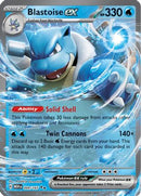 Blastoise ex (009/165) [SV Scarlet & Violet 151] Holofoil - Double Rare