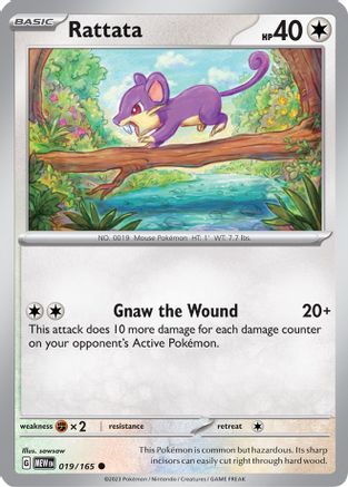 Rattata (019) [SV Scarlet & Violet 151] Reverse Holofoil - Common