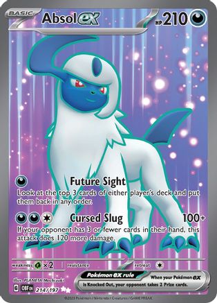 Absol ex (214/197) [SV03 Obsidian Flames] Holofoil - Ultra Rare