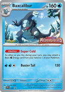 Baxcalibur (Prerelease) [Staff] (019) [SV Scarlet & Violet Promo Cards] Holofoil - Promo