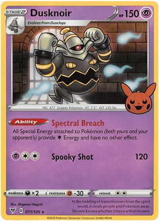 Dusknoir (071) [Trick or Trade BOOster Bundle 2023] Holofoil - Holo Rare