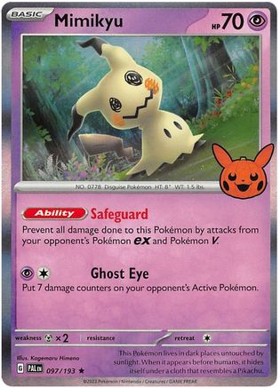 Mimikyu (097) [Trick or Trade BOOster Bundle 2023] - Holo Rare