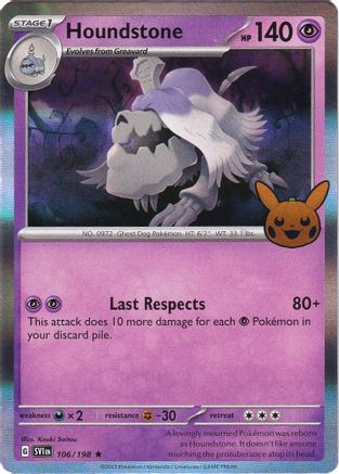 Houndstone (106) [Trick or Trade BOOster Bundle 2023] Holofoil - Rare