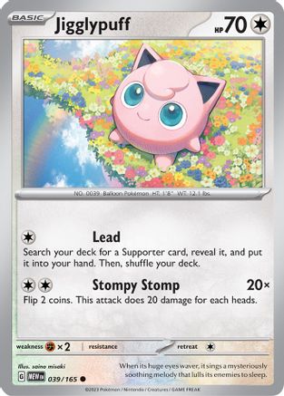 Jigglypuff (039) [SV Scarlet & Violet 151] Reverse Holofoil - Common