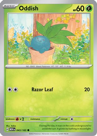 Oddish (043) [SV Scarlet & Violet 151] - Common