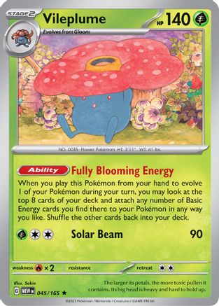 Vileplume (045) [SV Scarlet & Violet 151] Holofoil - Rare