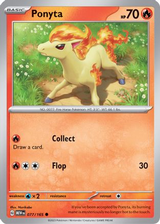 Ponyta (077) [SV Scarlet & Violet 151] Reverse Holofoil - Common