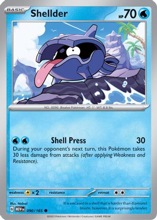 Shellder (090) [SV Scarlet & Violet 151] Reverse Holofoil - Common