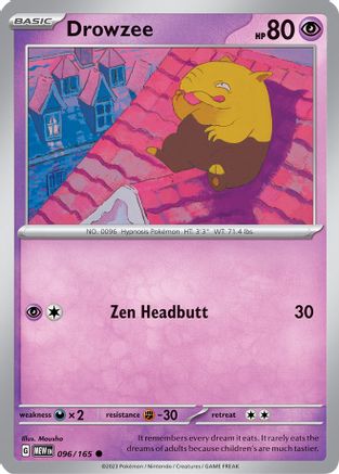 Drowzee (096) [SV Scarlet & Violet 151] Reverse Holofoil - Common