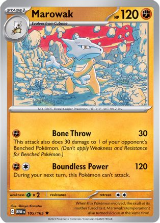 Marowak (105) [SV Scarlet & Violet 151] Holofoil - Rare
