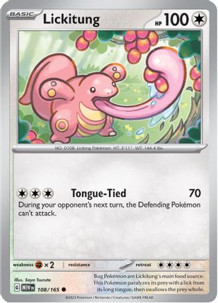 Lickitung (108) [SV Scarlet & Violet 151] Reverse Holofoil - Common