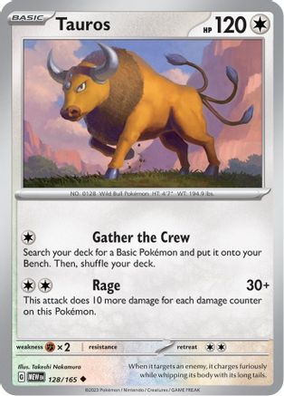 Tauros (128) [SV Scarlet & Violet 151] Reverse Holofoil - Uncommon