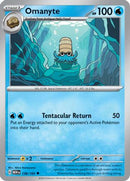 Omanyte (138/165) [SV Scarlet & Violet 151] Reverse Holofoil - Uncommon