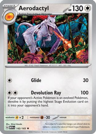 Aerodactyl (142) [SV Scarlet & Violet 151] Reverse Holofoil - Rare