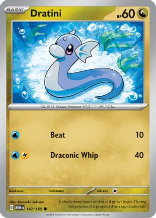 Dratini (147) [SV Scarlet & Violet 151] Reverse Holofoil - Common