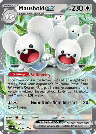 Maushold ex (155/182) [SV04 Paradox Rift] Holofoil - Double Rare