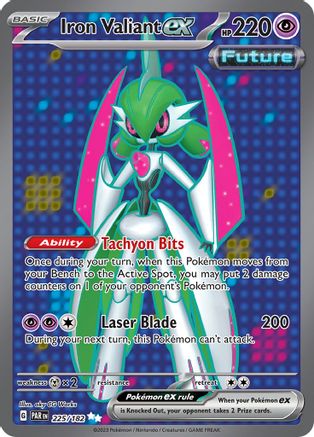 Iron Valiant ex (225/182) [SV04 Paradox Rift] Holofoil - Ultra Rare