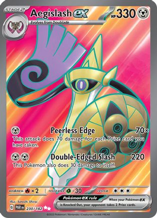 Aegislash ex (230/182) [SV04 Paradox Rift] Holofoil - Ultra Rare