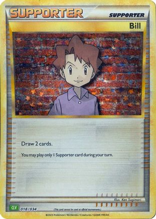 Bill (CLV) (018/034) [Trading Card Game Classic] Holofoil - Classic Collection