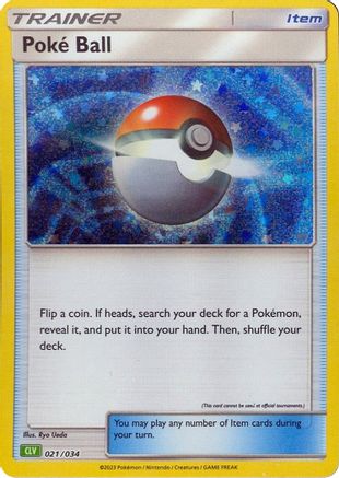 Poke Ball (CLV) (021/034) [Trading Card Game Classic] Holofoil - Classic Collection