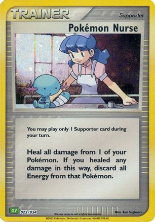 Pokemon Nurse (023/034) [Trading Card Game Classic] Holofoil - Classic Collection