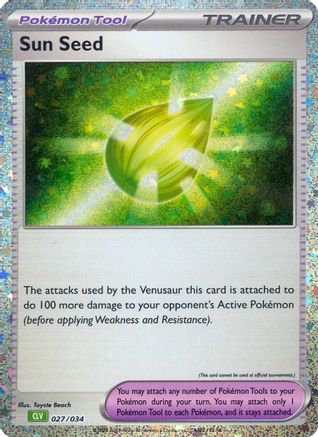 Sun Seed (027/034) [Trading Card Game Classic] Holofoil - Classic Collection