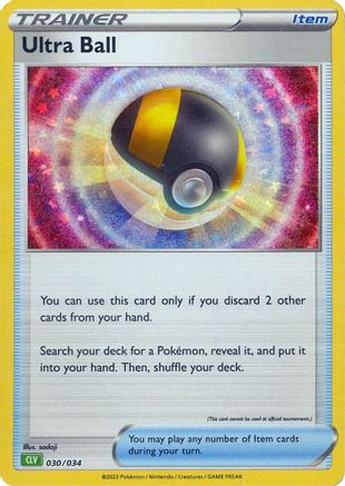 Ultra Ball (CLV) (030/034) [Trading Card Game Classic] Holofoil - Classic Collection