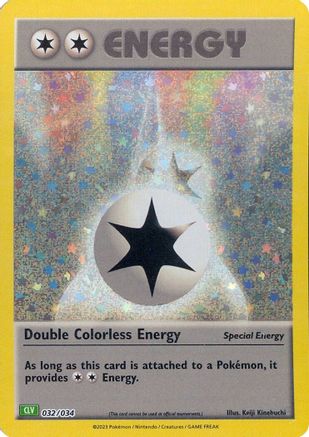 Double Colorless Energy (CLV) (032/034) [Trading Card Game Classic] Holofoil - Classic Collection
