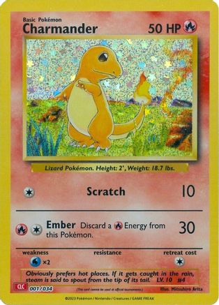 Charmander (001/034) [Trading Card Game Classic] Holofoil - Classic Collection