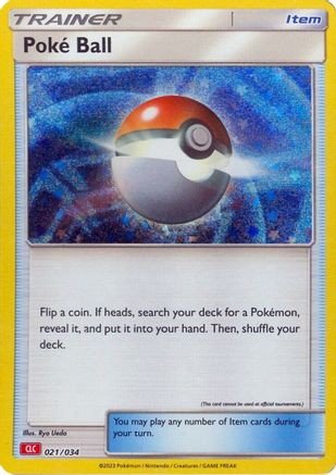 Poke Ball (CLC) (021/034) [Trading Card Game Classic] Holofoil - Classic Collection