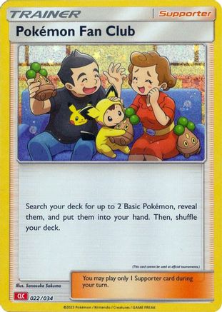 Pokemon Fan Club (CLC) (022/034) [Trading Card Game Classic] Holofoil - Classic Collection