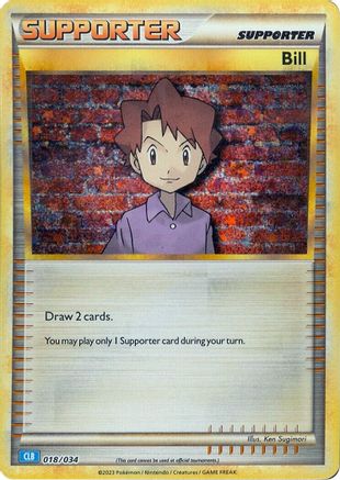 Bill (CLB) (018/034) [Trading Card Game Classic] Holofoil - Classic Collection