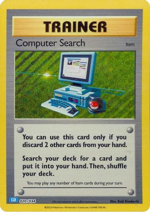 Computer Search (CLB) (020/034) [Trading Card Game Classic] Holofoil - Classic Collection