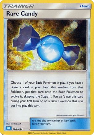 Rare Candy (CLB) (026/034) [Trading Card Game Classic] Holofoil - Classic Collection