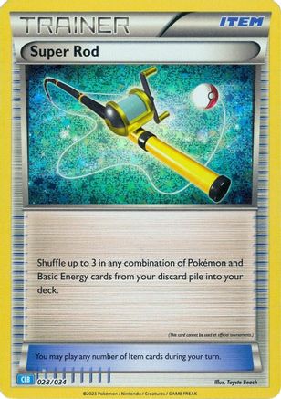 Super Rod (CLB) (028/034) [Trading Card Game Classic] Holofoil - Classic Collection
