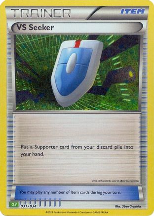 VS Seeker (CLV) (031/034) [Trading Card Game Classic] Holofoil - Holo Rare