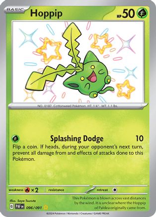 Hoppip (096/091) [SV Paldean Fates] Holofoil - Shiny Rare