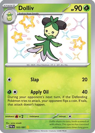Dolliv (103/091) [SV Paldean Fates] Holofoil - Shiny Rare